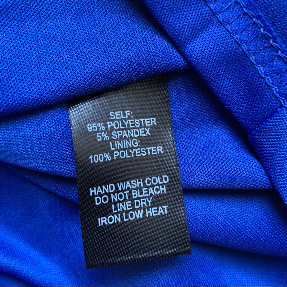 Lulu’s Lani Royal Blue Velvet Off Shoulder Skater Dress NWT - Picture 7 of 8